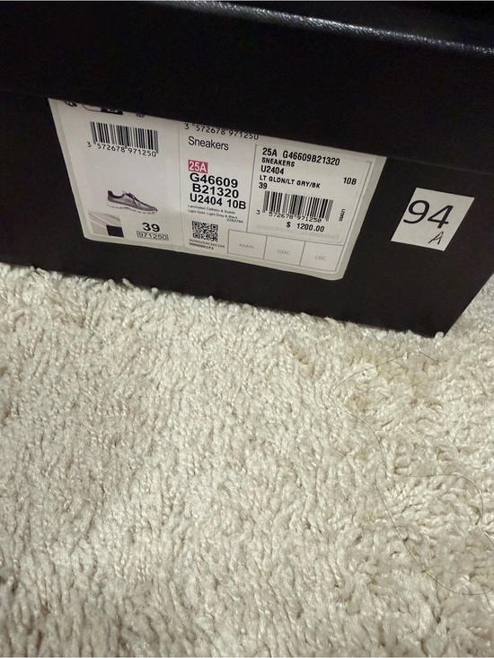 CHANEL White and Black Athletic Sneakers main image 2